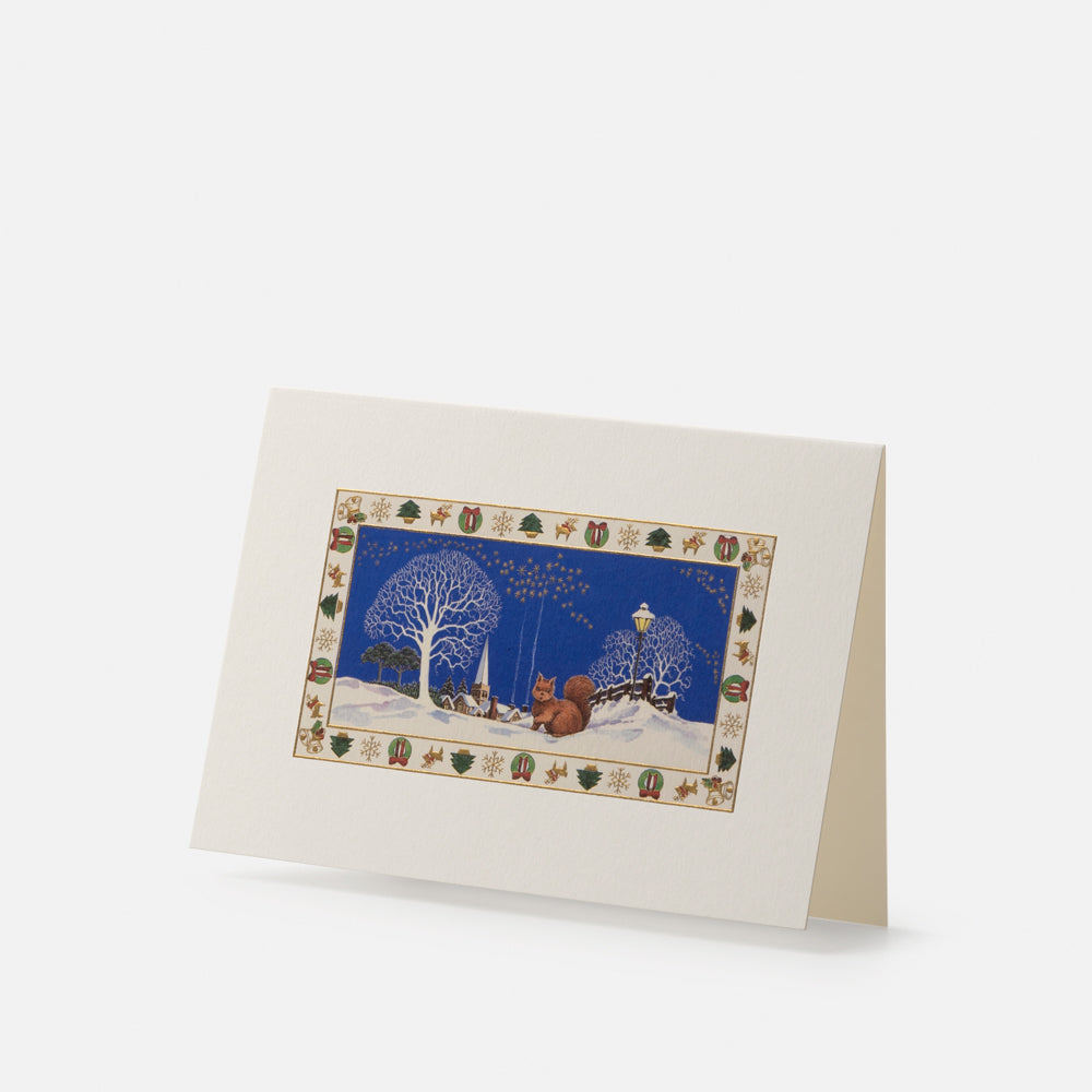 Biglietto doppio/Partecipazione con busta<br>Scoiattoli