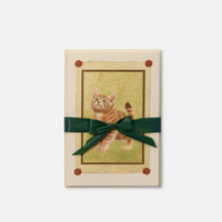 Large double card - red cat and envelope