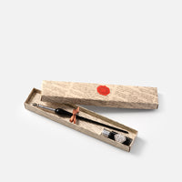 Writing set<br> Glass pen with silver nib and ink
