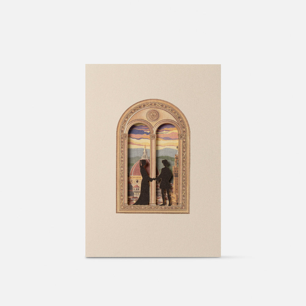 Double card/Participation - Silhouette Duomo Florence