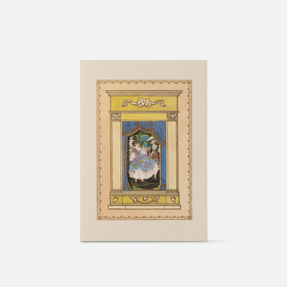 Double window card - Couple mask