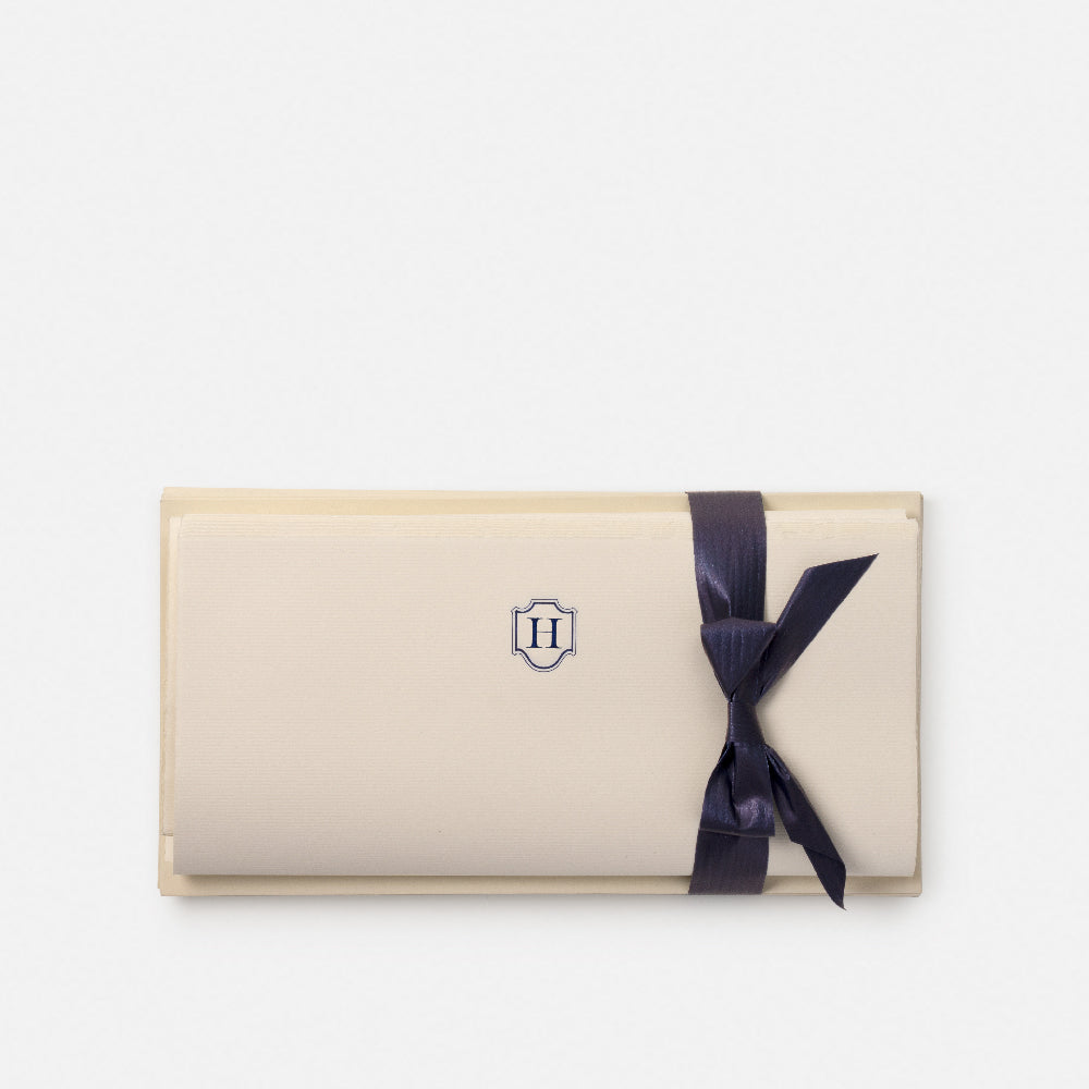 Stationery paper - Embossed initials (A-Z)