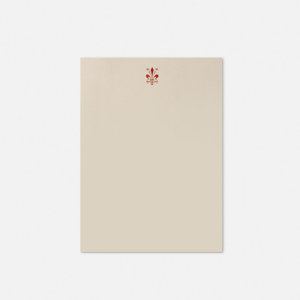 Carta da lettere - Giglio Firenze<br>Collezione Rilievo
