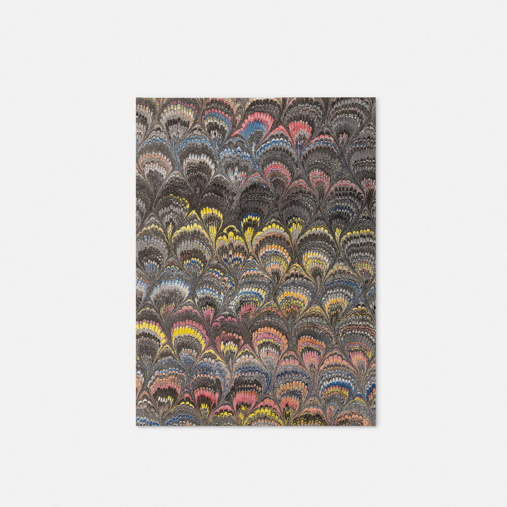 Carta da lettere decorata a mano<br>Collezione Pavoni