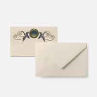 Single card/Invitation - Mallards with garden