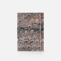 Lined notebook with elastic band<br> Hardcover - Pavoni Collection