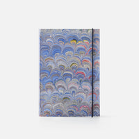 Lined notebook with elastic band<br> Hardcover - Pavoni Collection