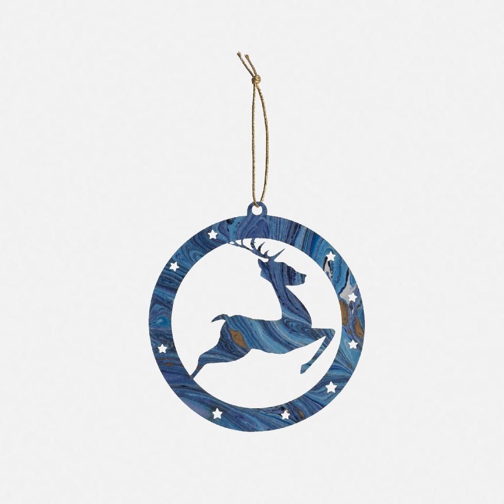 Reindeer Christmas bauble - Marbles