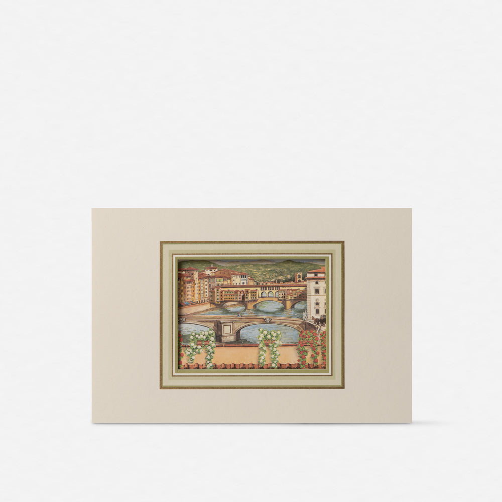 Double card Participation - View of the Ponte Vecchio