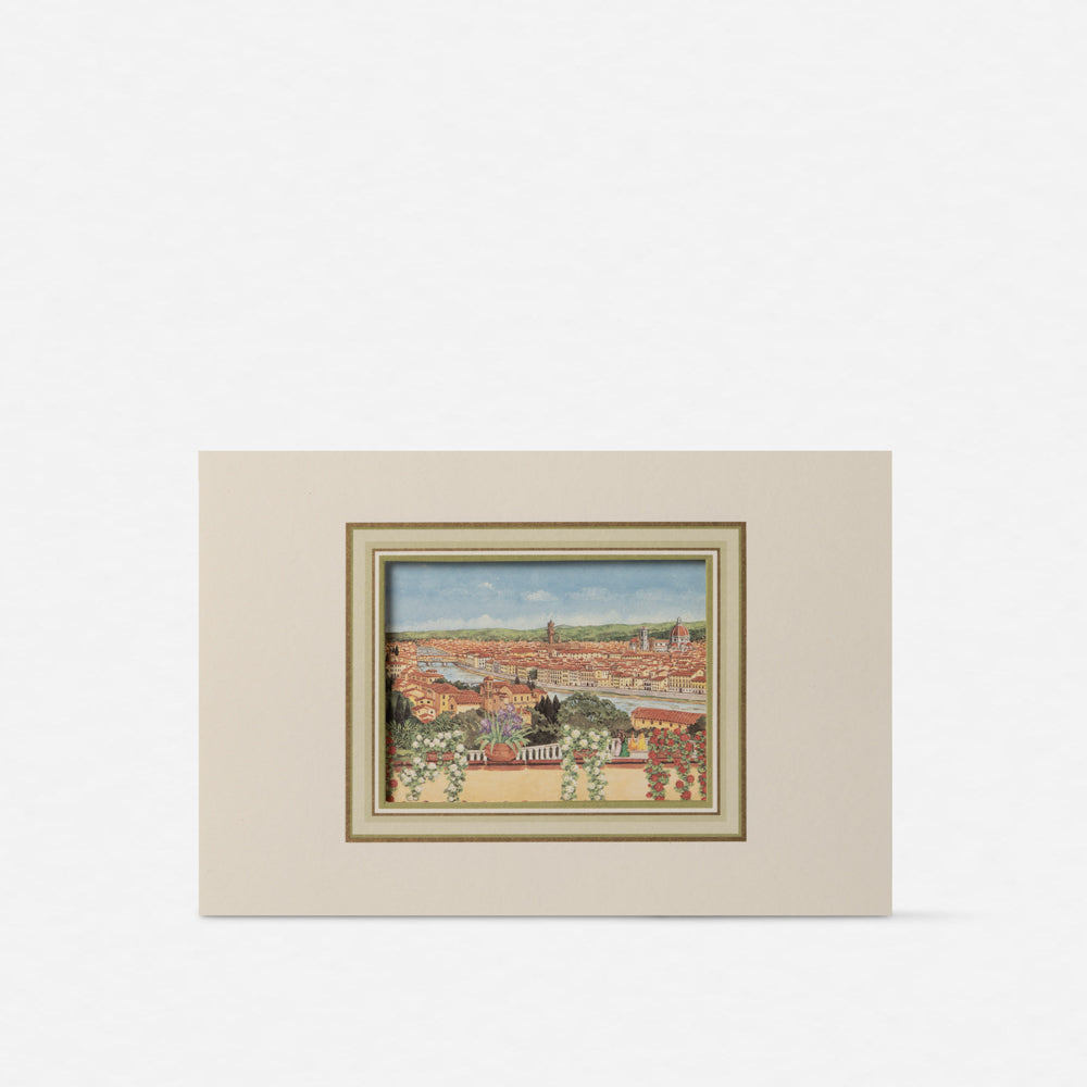 Double card Participation - Panorama View of Florence